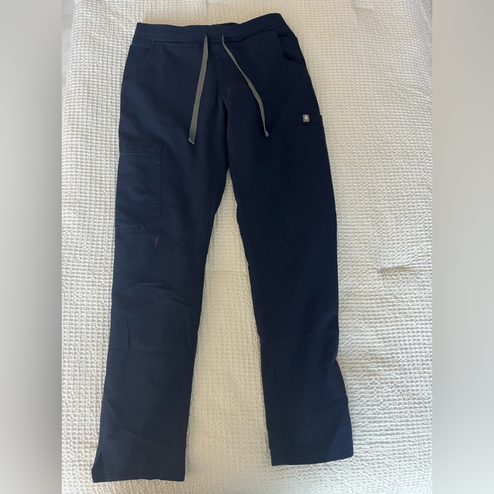 FIGS Navy Yola Petite Skinny Scrub Pants